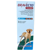 Bravecto TRI UNO за кучета 20-40кг - таблетки за вътрешно и външно обезпаразитяване